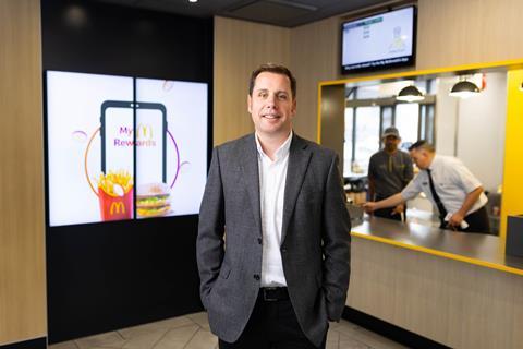 McDonald's UK chief operating officer Gareth Pearson